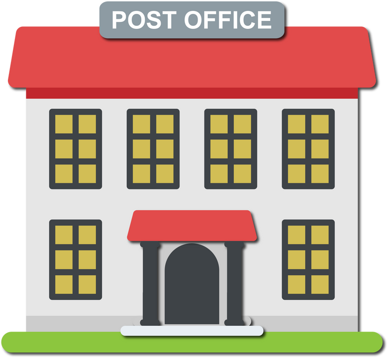 post office icon illustration